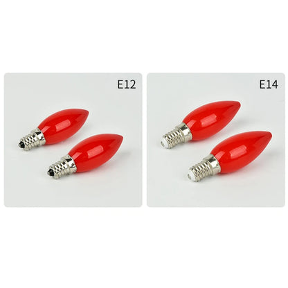 1PC LED altar bulb E12/E14 Red candle Buddha lamp decorative lamp Buddha bead decorative lamp