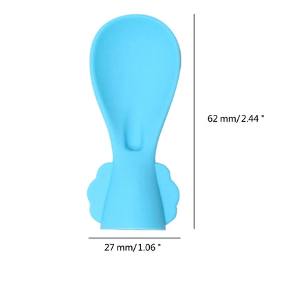 Silicone Baby Pouches Spoon Reusable Weaning Spoons Feeding Spoon Head