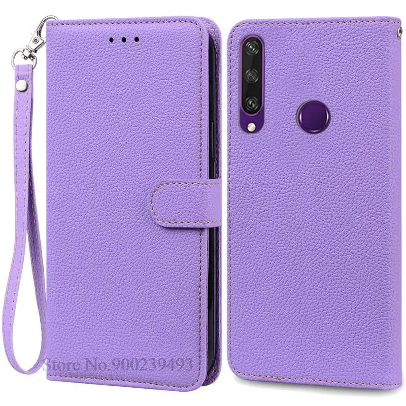 For Huawei Y6P Case Leather Wallet Flip Case For Huawei Y6p Case MED-LX9N Soft Full Cover Coque Fundas for Huawei Y6P Case