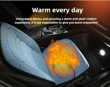 Heated Car Seat Cover Car Heating Cushion Winter Heated Seats Car Seat Warmer 12V Seat Cushion For Back And Seat