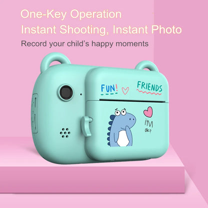 Digital Children Camera Dual Camera Instant Printing Camera Kids Wireless Digital Camera Inkless Instant Photo Printing Camera