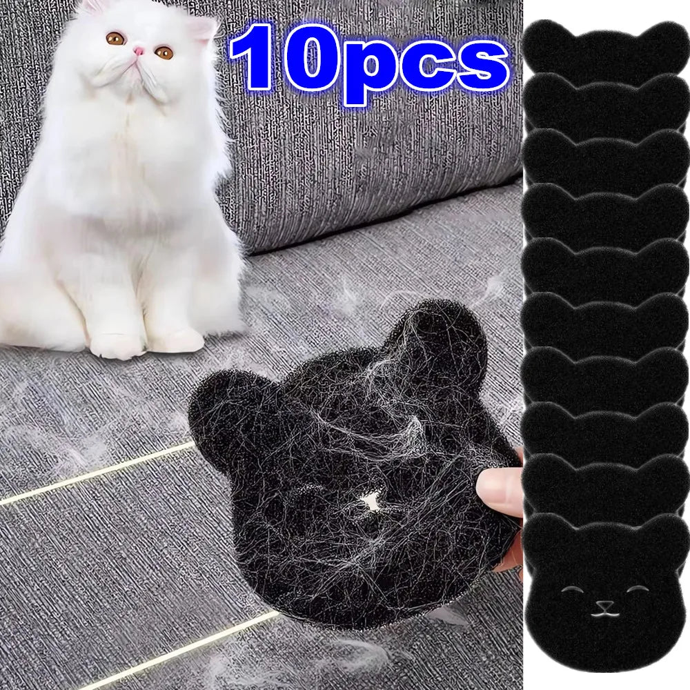 Reusable Pet Hair Remover Laundry Sponges - Effective Anti-Winding Cleaning Tools for Washing Machines 2/5/10pcs