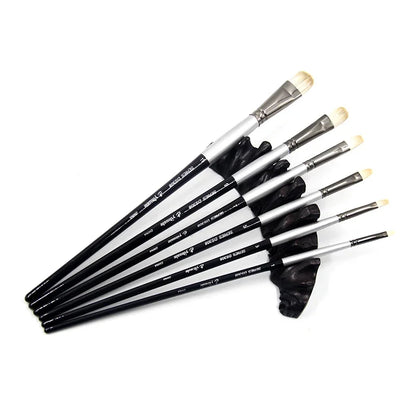 6 pcs set Art supplies series of bristles of the brush painting to the artist of high quality oil painting in watercolor brushes