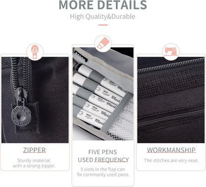 Super Large Capacity Pencil Case School Acsesories Pen Bag Student Box Back to School Office Supplies Statioenry Accessories