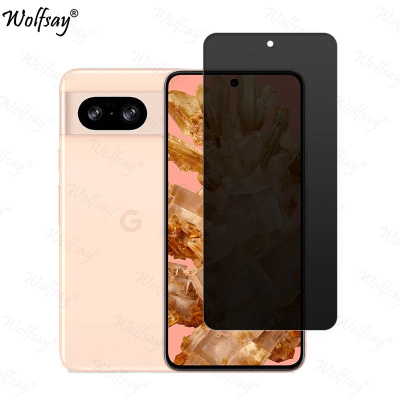 Anti-Spy Tempered Glass For Google Pixel 8 Privacy Screen Protector Google Pixel 8A 8 9 Pro XL Glass For Google Pixel 8 Glass