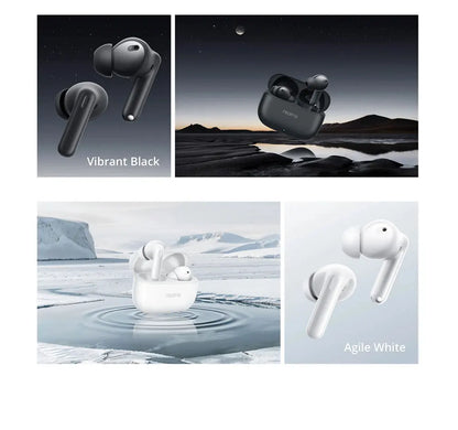 Global Version realme Buds T310 True Wireless Earphone 46dB Active Noise Cancelling TWS Earphone Bluetooth 5.4 For realme phone