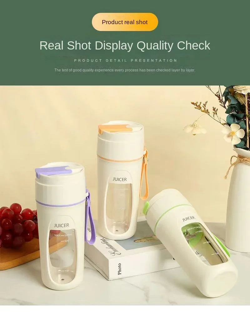 Portable Blender USB Rechargeable Personal Size Blender Juicer Machines Cup For Smoothies And Shakes Mini Fruit Mixer Cup