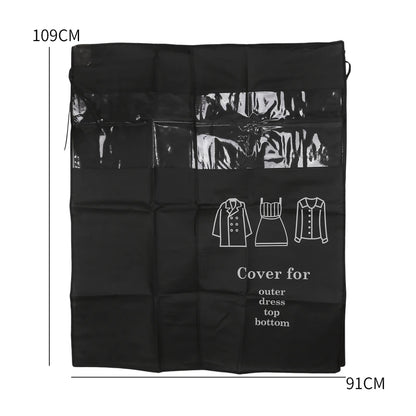 Clothes Hanging Dust Cover Dress Suit Coat Storage Bag Case Organizer Wardrobe Dress Clothing Hanging Dust Cover