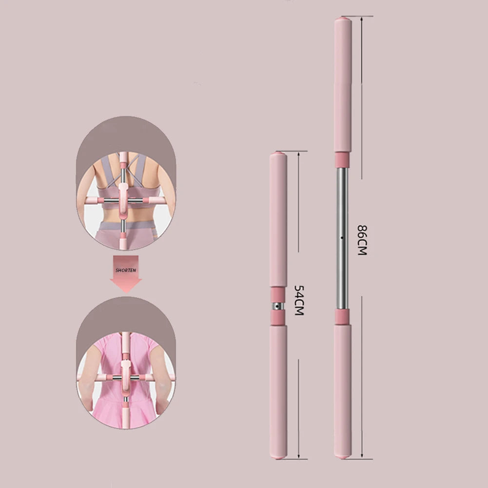 Yoga Hunchback Posture Corrector Adjustable Yoga Sticks Stretching Tool Durable Yoga Hunchback Posture Corrector In Stock