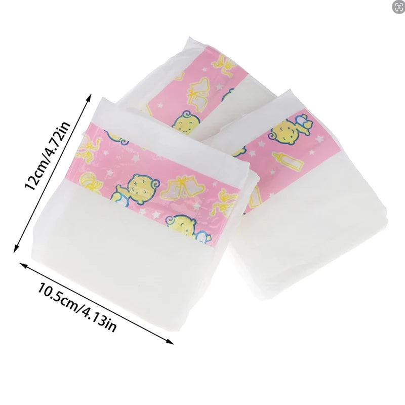 3pcs Diaper Pants Wear for Doll Accessory Gift Baby Born Accessories Kid DIY Toys