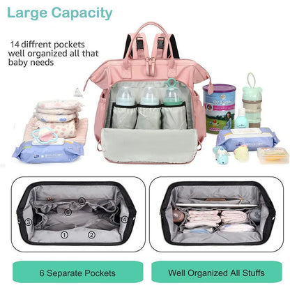Large Capacity Diaper Bag  Backpack for Women Totes Baby Diaper Nappy Bags Shoulder Cotton Ladies Maternity Shopping Bags