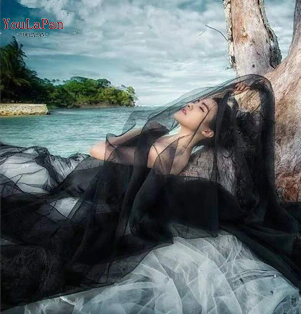 YoulaPan V84 Apparel Accessories & Textiles / Mesh Apparel Fabrics Sparking Tulle DIY Soft Party Dresses Fabrics by the Meter