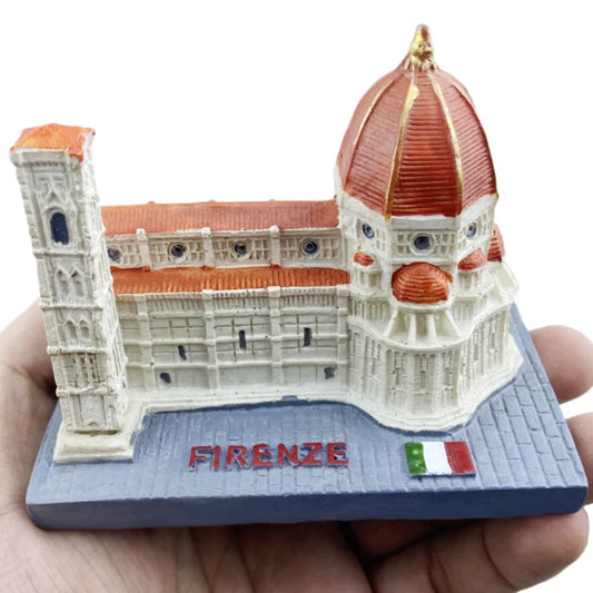 Florence Cathedral Italy Resin Handicraft Souvenirs Desktop Ornament Indoor Table Buildings Home Decoration Collection Gift