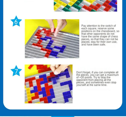 Intellectual Puzzle Blokus Board Game English Version Party Games for Children Toy Kids Tos Family Game 2 Player/4 Player Set