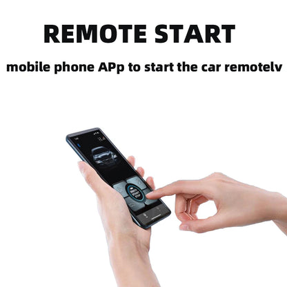 Universal auto start stop keyless entry system engine start alarm system push one-button start system remote car accessories