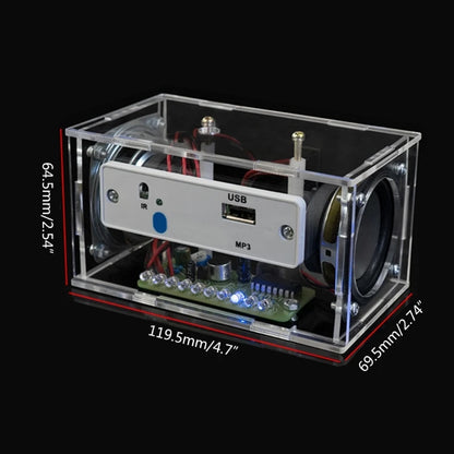 Sound Amplifier Amplifier Module Cube Kit Support Bluetooth-compatible Play Speaker DIY Kit K1KF