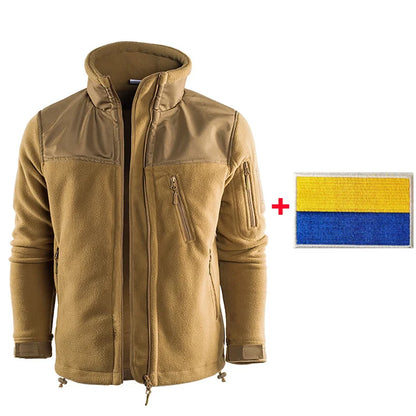 Winter Tactical Fleece Jacket Military Army Jacket Thermal Warm Camouflage Work Coats Mens Clothes Husband  Field Jacket Outwear