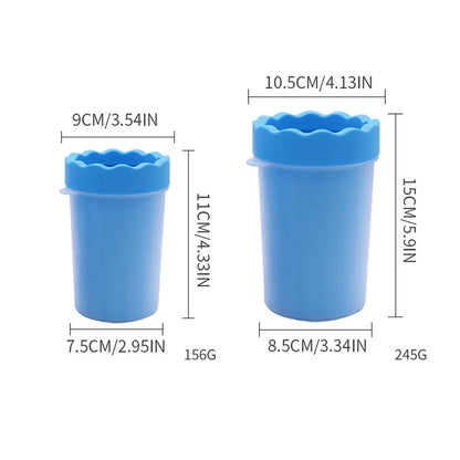 Portable Paw Cleaner Cup - 3-Size Silicone Pet Foot Washer for Dogs & Cats, Summer Outdoor Mud Remover 