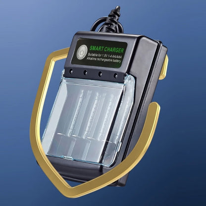 Alkaline Battery Charger 1.5V 4 Slots Digital Charging Circuit for Multiple Reusability and Friendly Electronics Power