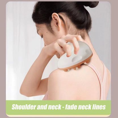 Hand Roller Massager for Cellulite Massage,Deep Tissue Massage Ball for Back,Neck,Foot,Shoulder,with 7 360-degree Metal Roller