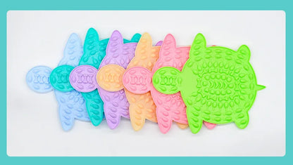 Suitable for pets weighing less than 3 kilograms Mat Cats Slow Food Bowls Suction Cup Feeding Food Silicone Lick，product small