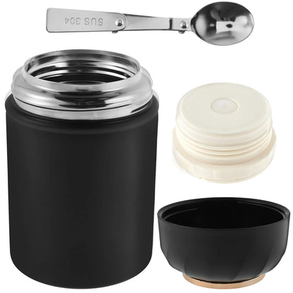 500ml Vacuum Insulated Food Jar Stainless Steel Insulated Food Thermos Leak Proof Thermo Food Jar Insulated Food Container