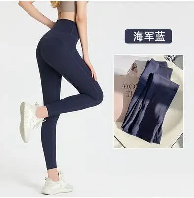 No need wear Underware Yoga Sport Pant Fitness Workout Tights and Soft Women High Waist Running Gym Leggings