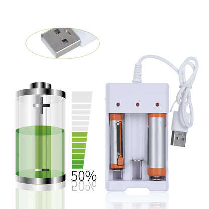 New high-speed USB 3/4 slot fast rechargeable battery charger short circuit protection AAA and AA rechargeable battery station