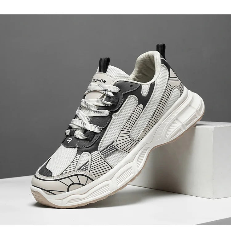 Sneakers Women Trends  Platform Shoes Lightweight Outdoor Sports Shoes Breathable Running Shoes Lace Up Casual