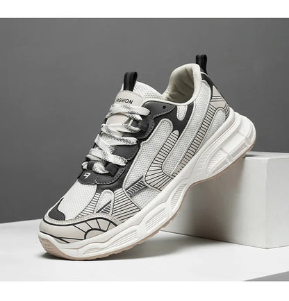 Sneakers Women Trends  Platform Shoes Lightweight Outdoor Sports Shoes Breathable Running Shoes Lace Up Casual