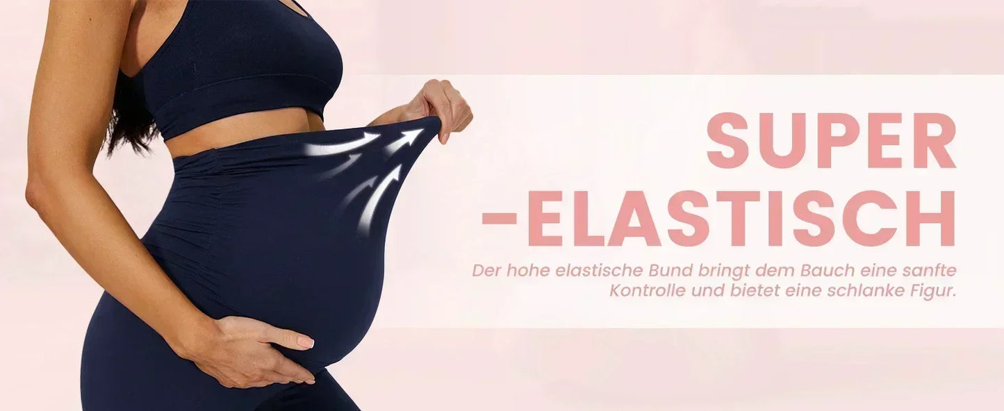 Maternity Leggings Spring, Summer and Autumn New Outer Wear Fashion Sports Yoga Shark Pants Special Belly Support Pregnant Women