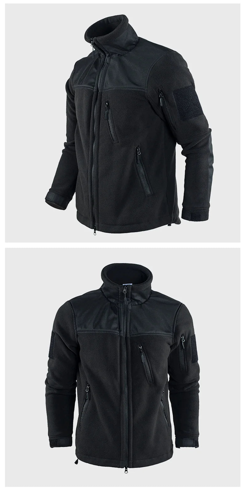 Winter Tactical Fleece Jacket Military Army Jacket Thermal Warm Camouflage Work Coats Mens Clothes Husband  Field Jacket Outwear