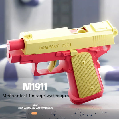 water gun 1911 shape Play Water Water Gun Manual operation running fire water gun Outdoor Water Children Festival birthday Gift