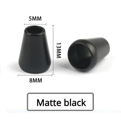 10pcs Metal Cord Stoppers Smooth Zinc Alloy Tracksuit Down Jackets Cord End DIY Apparel Sewing Supplies