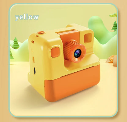 Kids Instant Camera Print Camera For Children Camera 1080P HD Digital Camera Photo Paper Child Toy Camera For Christmas Gift