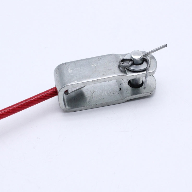 Trailer Dismounting Safety Rope with U shaped Clip and Carabiner Ensure Safe Towing Journey Stainless Steel High Quality