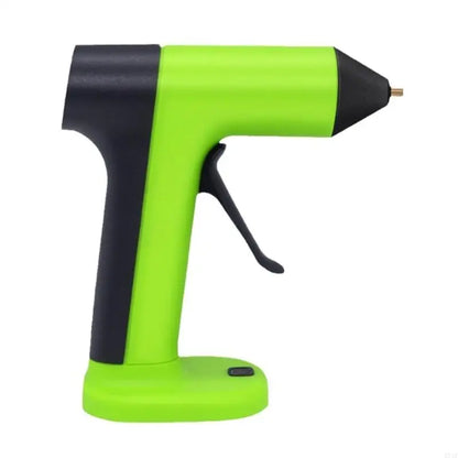 Small Cordless Hot Glues Guns Rechargeable with 2000mAh Battery Quick Heating 5 Minutes Auto Shut Off and Copper Nozzle