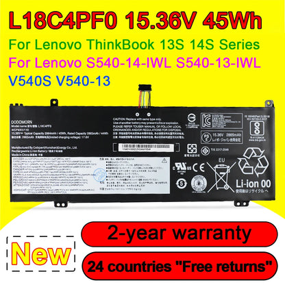 NEW Laptop Battery For Lenovo ThinkBook 14S-IWL V540S Pro-13 14IWL S540-14-IWL L18C4PF0 L18M4PF0 L18D4PF0