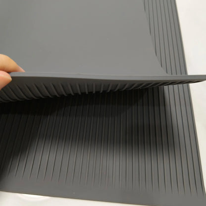 Silicone Refrigerator Liner Square Drawer Mat anti-slip Anti-mildew Refrigerator Compartment Protection Cuttable Mat