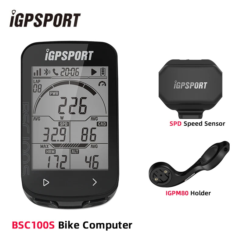IGPSPORT Bicycle Computer BSC100S Computer BLE Bluetooth ANT Waterproof Wireless Bike Stopwatch MTB Road Cycling Bike Computer