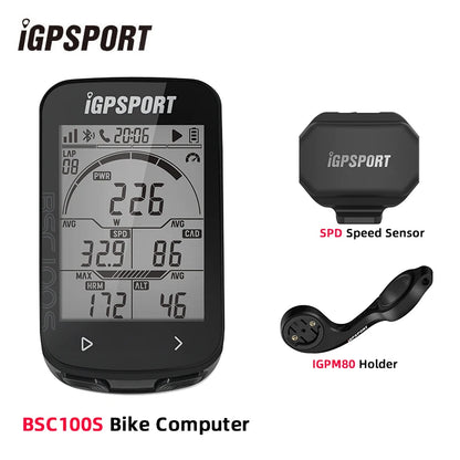 IGPSPORT Bicycle Computer BSC100S Computer BLE Bluetooth ANT Waterproof Wireless Bike Stopwatch MTB Road Cycling Bike Computer