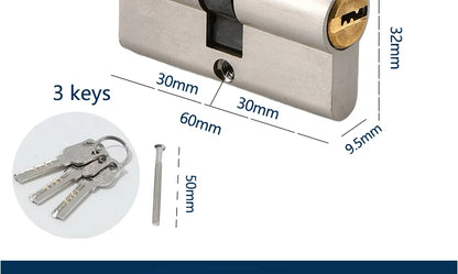 Indoor bedroom doors and windows 60 70 80 mm lock cylinder Smart door locks Electronic lock House door locks