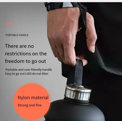 Portable 2.2L Large Capacity Plastic Sports Bottles Outdoor Travel Cold Water Cup Fitness Gym Protein Shaker Sport Bottle Termos