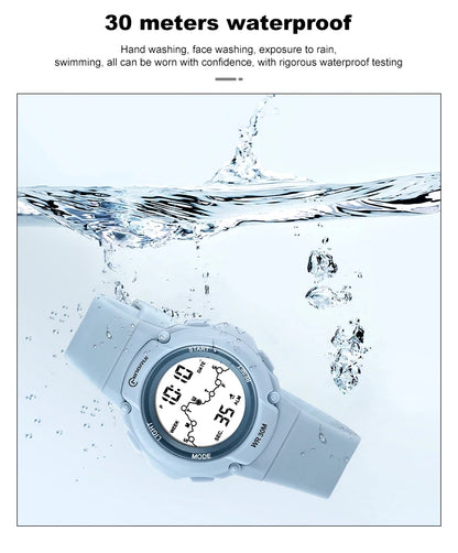 Kids Sport Watches Alarm Stopwatch Children Digital Watch For Boys Girls 30M Waterproof Cartoon Student Electronic Wristwatch