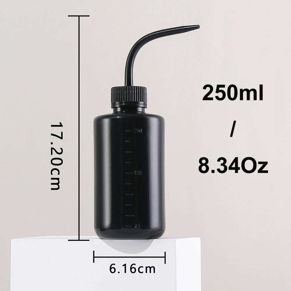 250ml Bulk Squeeze Water Squirt Bottles for Liquids with Narrow Mouth & Scale for Rinse Bottle Watering Tools, Plant Irrigation
