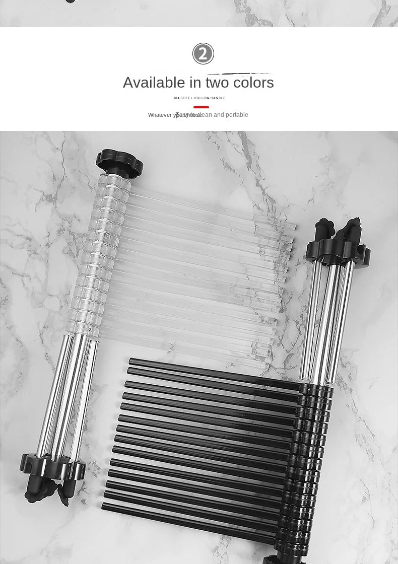 Drying rack manual rotating drying rack wake-up special hanging rack foldable easy to store kitchen tools