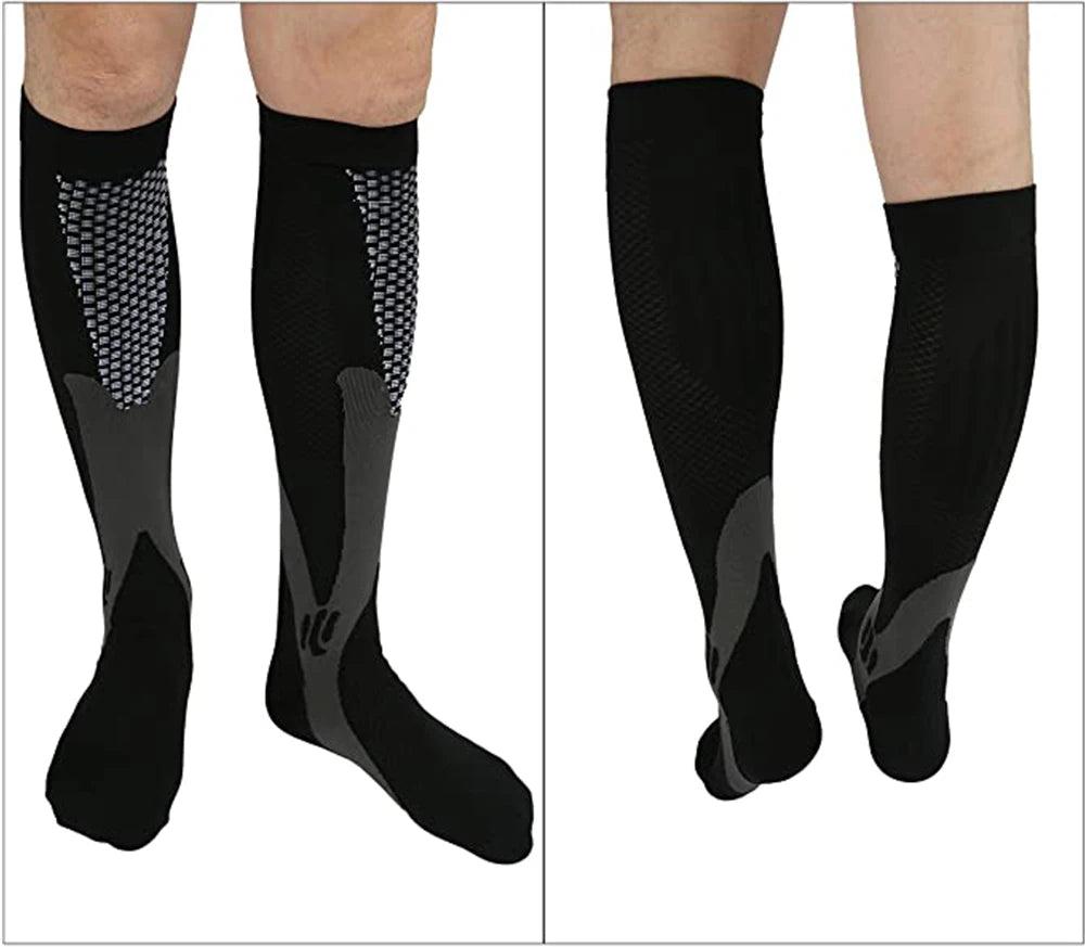 BraceTop 1 Pair Sports Stockings Compression Golf Sport Socks Medical Nursing Stockings Prevent Varicose Veins Socks Rugby Socks