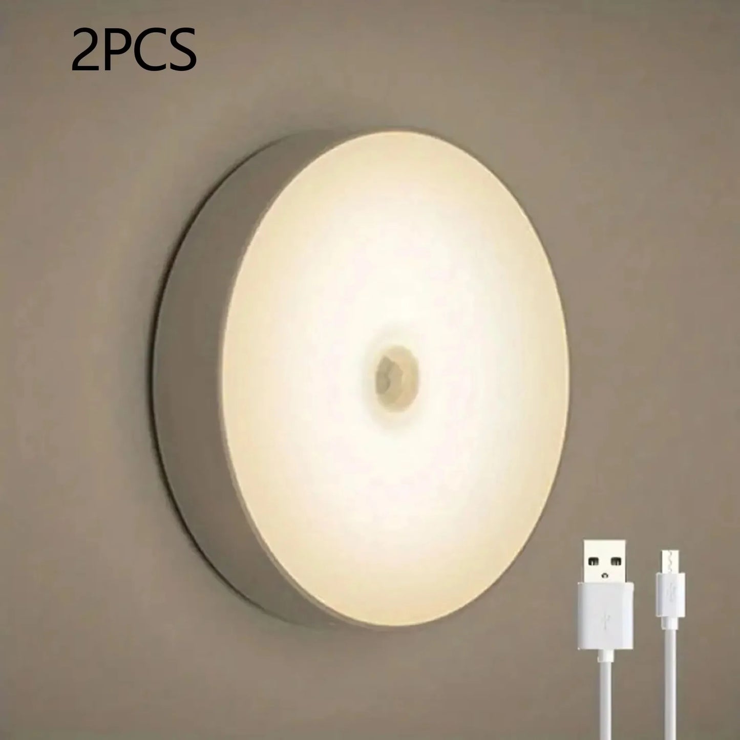 Smart Motion-Sensing Light with Type-C Charging Port, Featuring ThreeModesIdeal for Nighttime Use