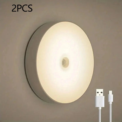 Smart Motion-Sensing Light with Type-C Charging Port, Featuring ThreeModesIdeal for Nighttime Use