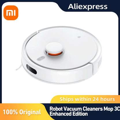 XIAOMI MIJIA Robot Vacuum Cleaners Mop 3C Pro Enhanced Edition Plus C103 5000PA Suction Sweeping Washing Mop APP Smart Planned